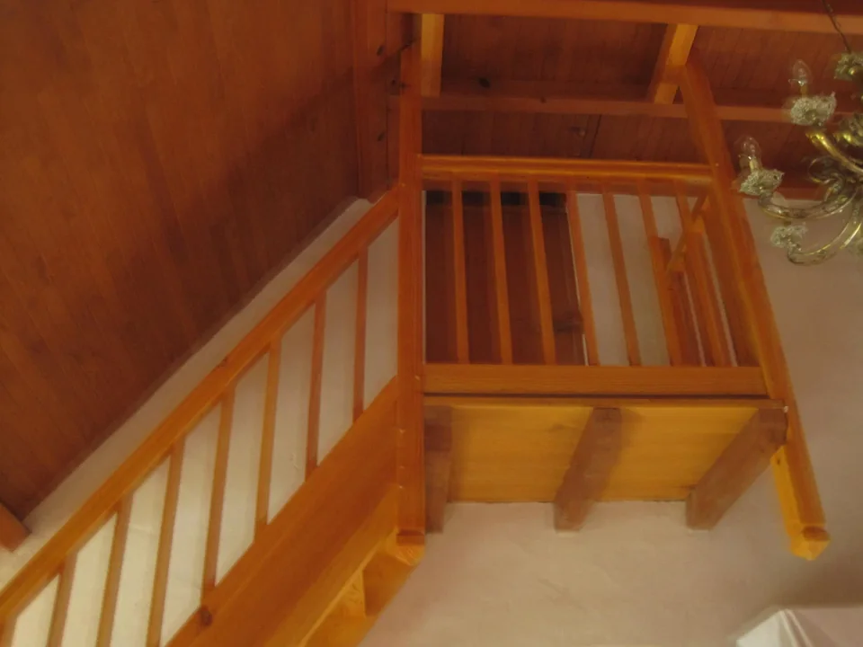 Escalier droit et palier