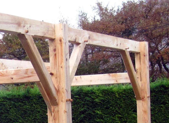 Détail d'une charpente